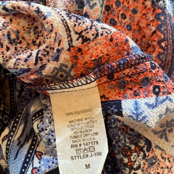 Abbeline Romper M Blue and Pink - Picture 3 of 3